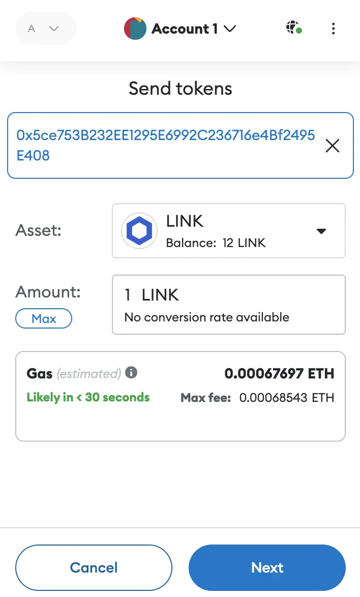 Chainlink Data Streams Fund Deployed Upkeep